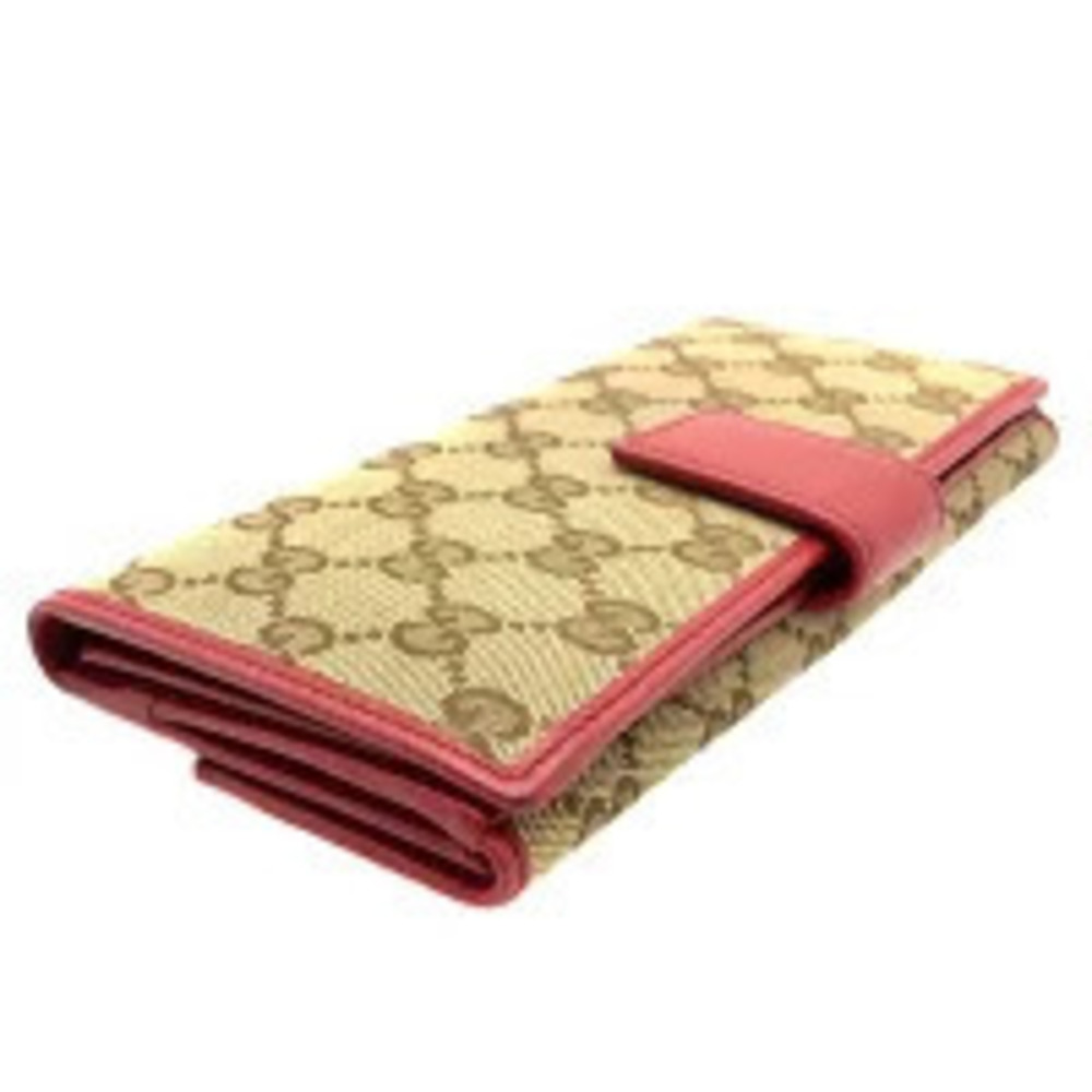 Gucci Long Canvas GG Wallet Black